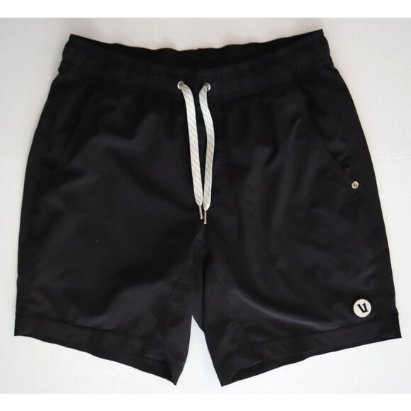 Vuori V302 Men’s Sz XS Black Kore Boxer-Brief Lined 7” Shorts - Picture 1 of 11